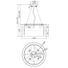 Подвесная люстра MAYTONI WONDERLAND хром MOD313PL-04CH
